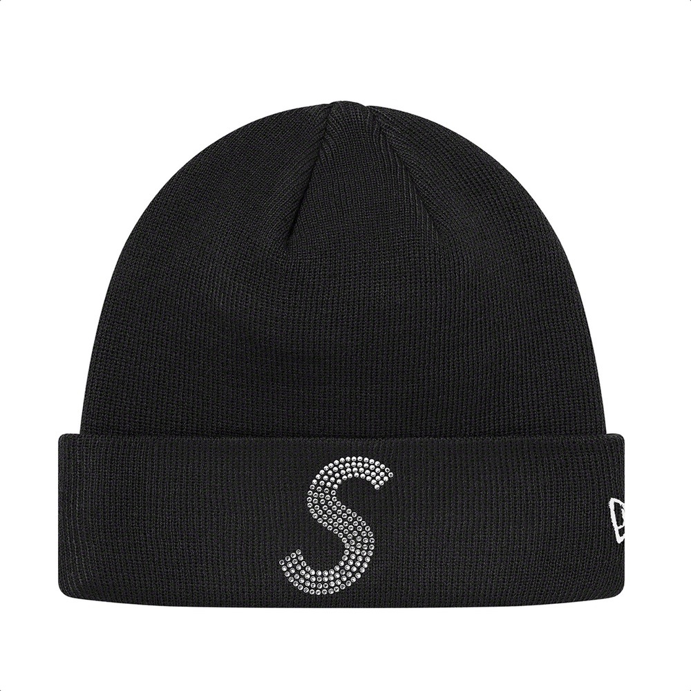Supreme New Era Swarovski beanie